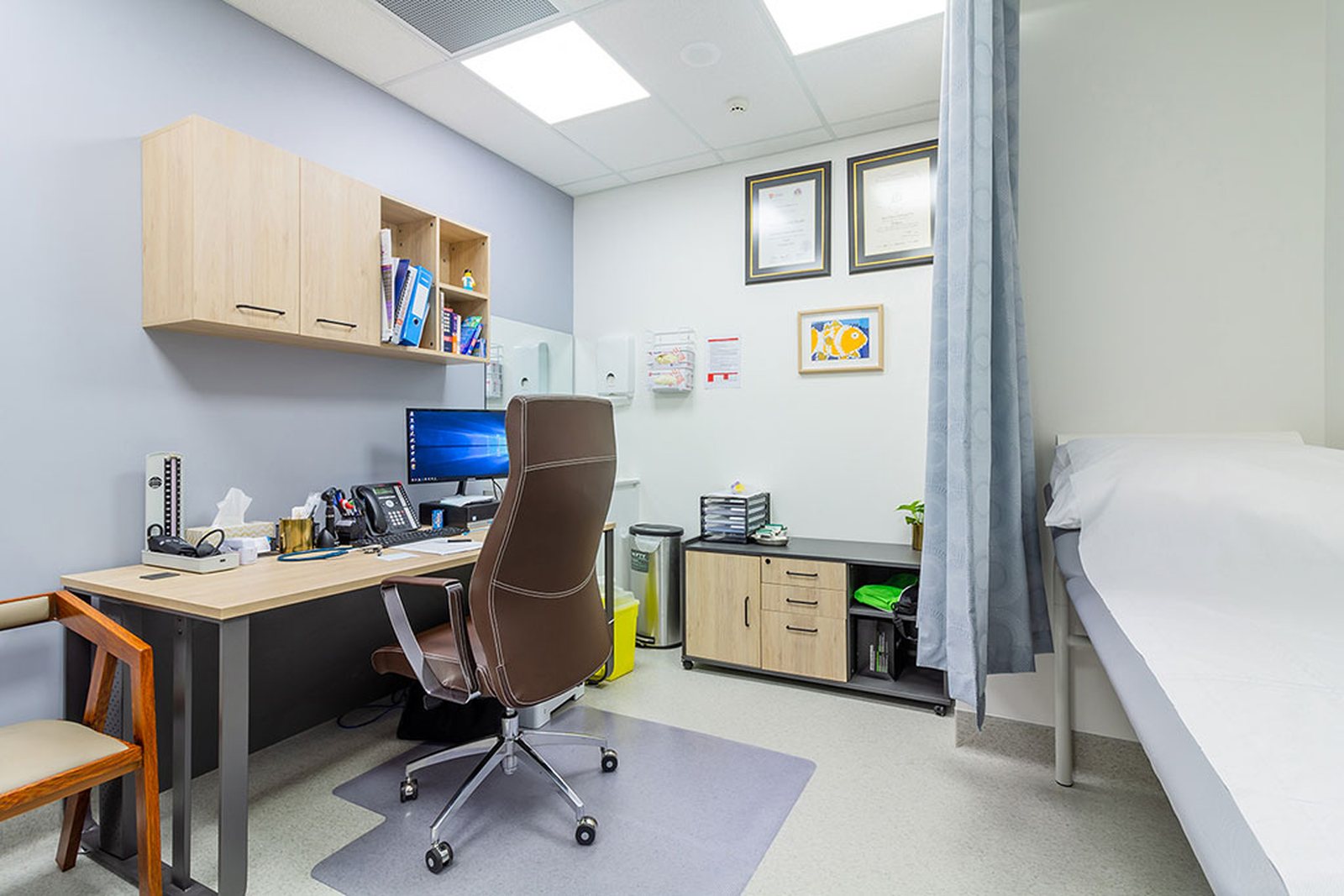A consulting room at Sirius Health, Chatswood