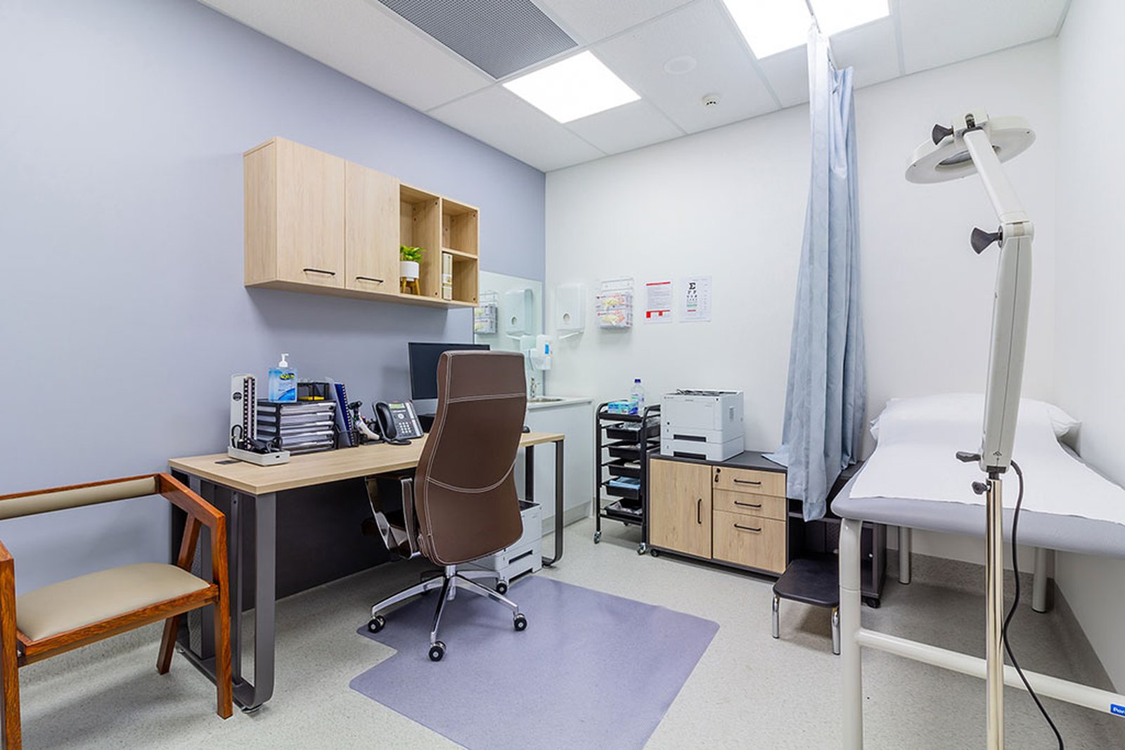 A treatment room at Sirius Health, Chatswood