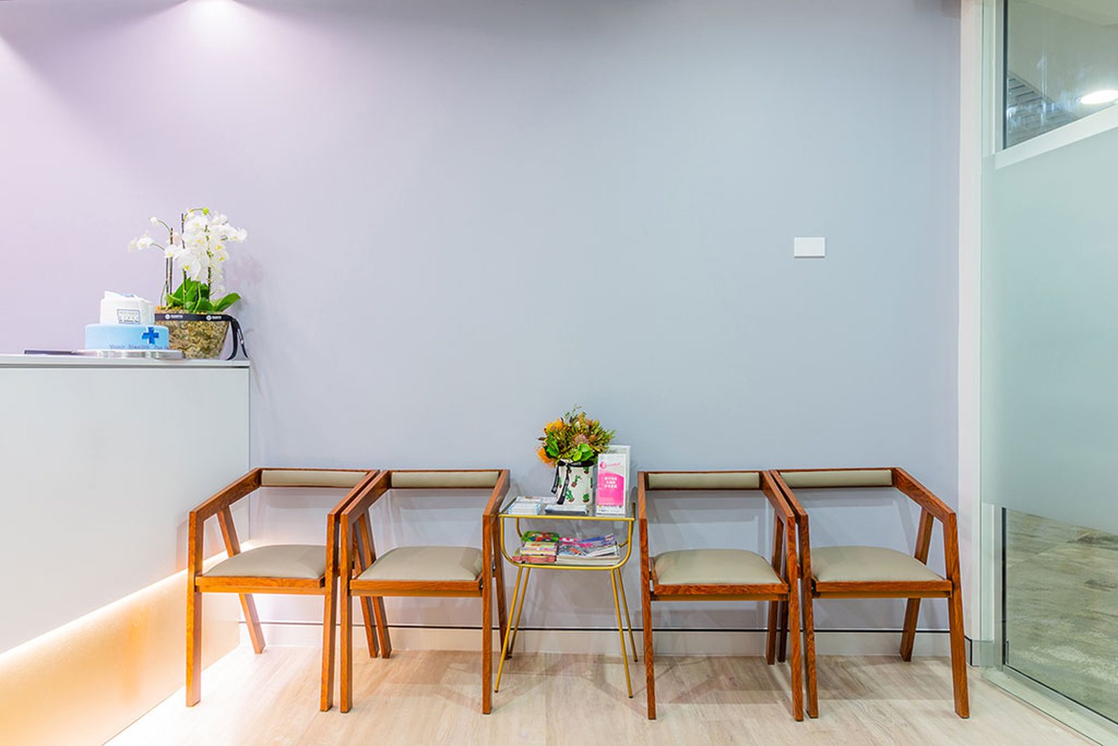 The waiting area at Sirius Health, Chatswood